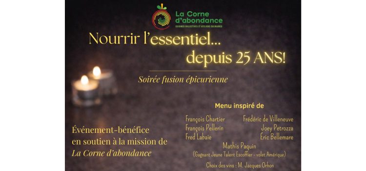 Nourrir l&rsquo;essentiel… depuis 25 ans!